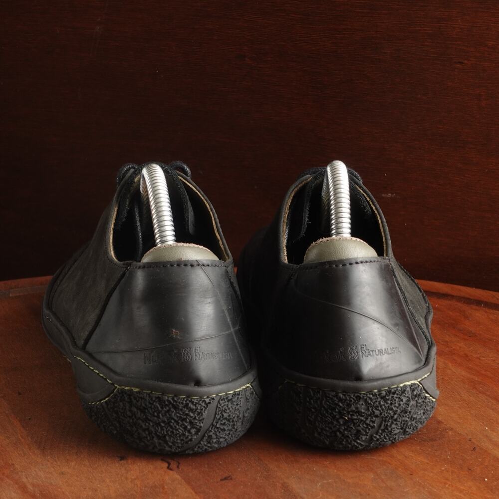 El Naturalista Shoes Mens Size EU 41 US 8.5 Black Leather Casual Comfort Walking - Picture 6 of 13